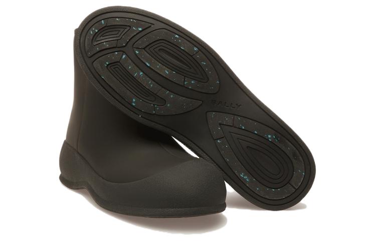 BALLY Round Toe Zip CMFT Versatile Short Snow Boots 'Black' 圖 4