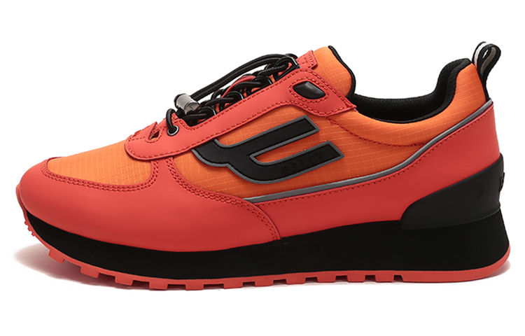 Buy BALLY Rubber Coated Leather Fabric Sneakers 'Orange' 6231194