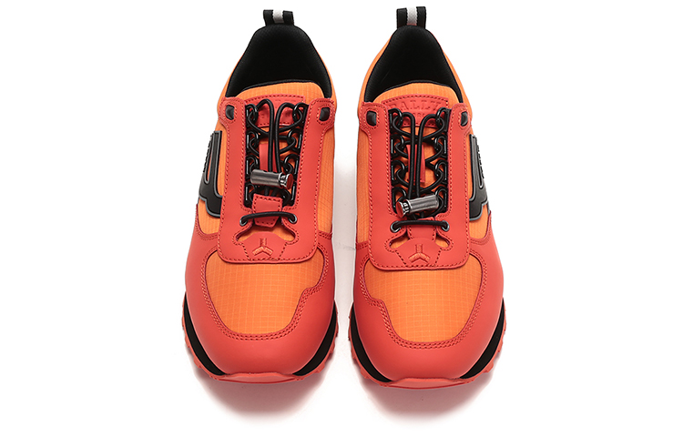 BALLY Rubber Coated Leather Fabric Sneakers 'Orange' 圖 4
