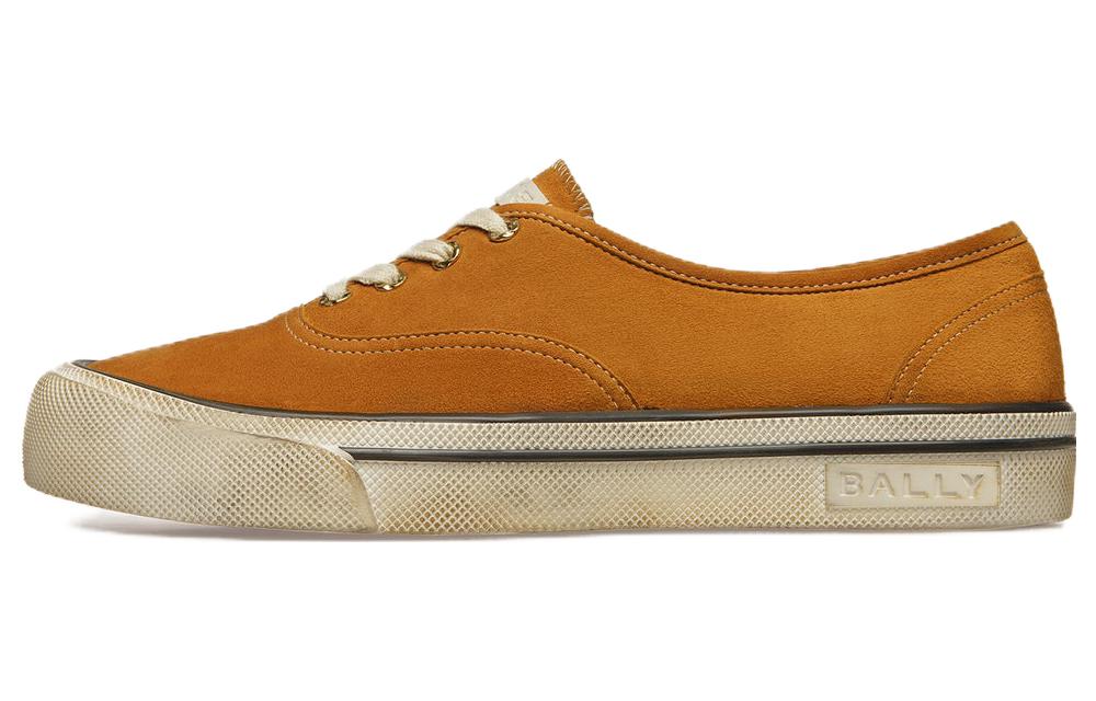 Buy BALLY巴利 Santa Ana 小牛皮 圓頭繫帶 低幫 板鞋 男款 沙漠棕色