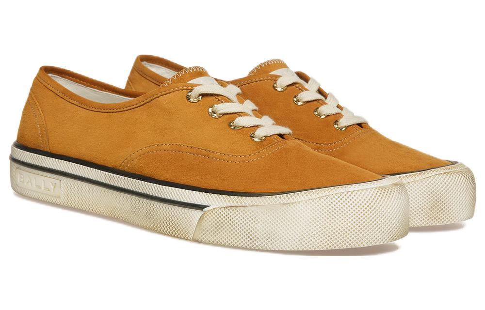 Order BALLY巴利 Santa Ana 小牛皮 圓頭繫帶 低幫 板鞋 男款 沙漠棕色