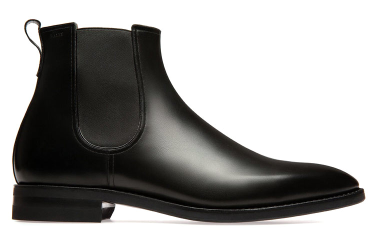 Order BALLY Scavone 黑色皮靴 6193764