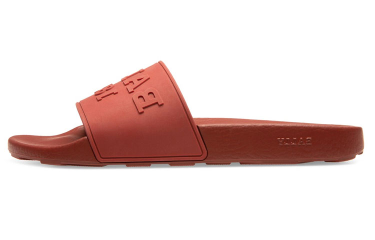 BALLY Slaim 'Red Rubber Slides'