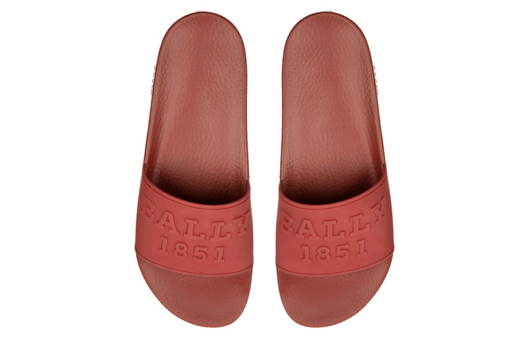 BALLY Slaim 'Red Rubber Slides' 圖 4
