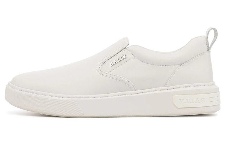 BALLY Slip-On Sneaker 'White Leather' 6237746