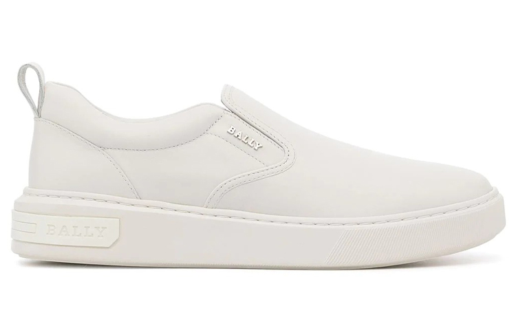 Order BALLY Slip-On Sneaker ''Wit Leer'' 6237746