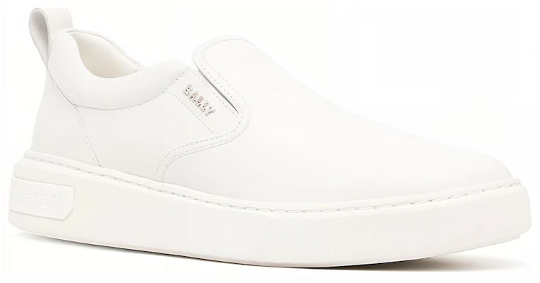 BALLY Slip-On Sneaker ''Wit Leer'' 6237746 Lookbook BALLY Slip-On Sneaker ''Wit Leer'' 6237746