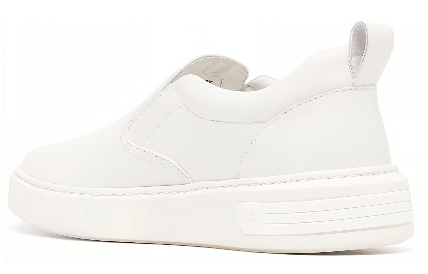 Shop Zapatillas BALLY Slip-On 'Cuero Blanco' 6237746