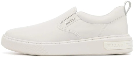 BALLY Slip-On Sneaker 'White Leather' 6237746 BALLY Slip-On Sneaker 'White Leather' 6237746