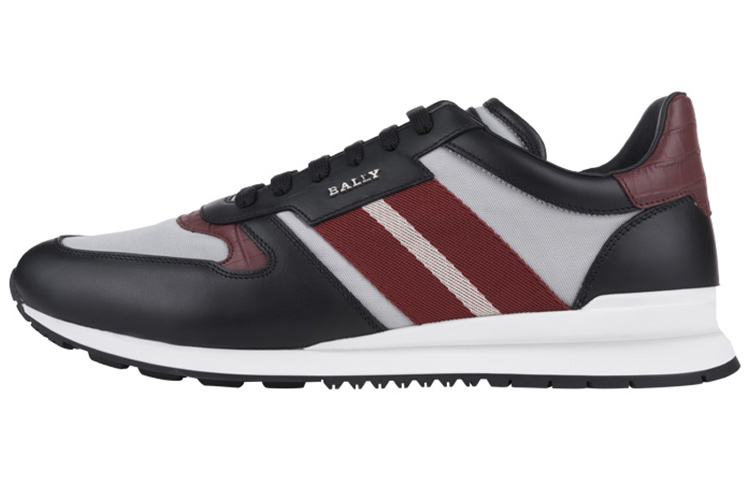 Buy BALLY 巴利 休閒綁帶運動鞋 黑紅灰