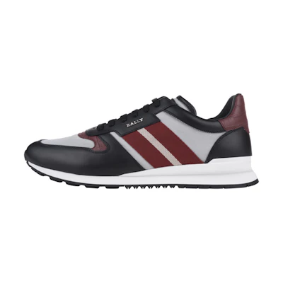 BALLY Sneaker 'Black Red Grey'