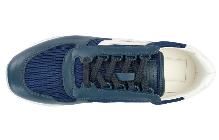 BALLY Sneaker 'Blue Leather Patchwork' 圖 4