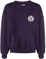 BALLY Solid Color Crewneck Long Sleeve Sweatshirt Purple MJE03DCO227U409 BALLY Solid Color Crewneck Long Sleeve Sweatshirt Purple MJE03DCO227U409