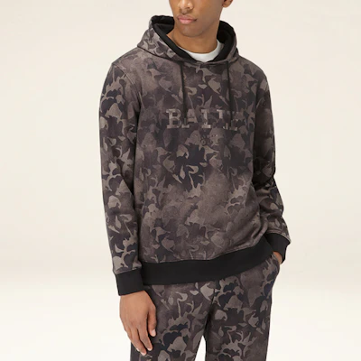 BALLY SS22 Black Graphic Print Drawstring Hoodie 6301371 Purchase BALLY SS22 Black Graphic Print Drawstring Hoodie 6301371