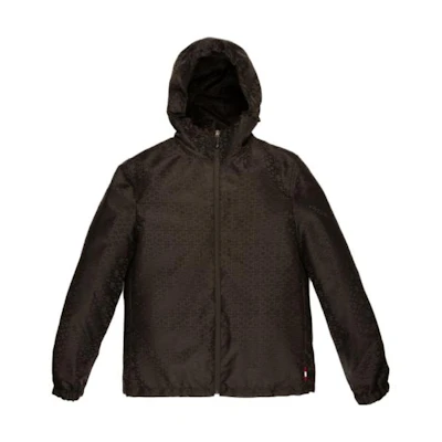 BALLY SS22 Solid Color Zip-Up Hoodie Jacket - Brown 6300062