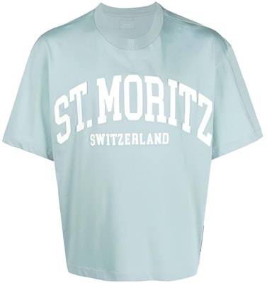 발리 SS23 블루 크루넥 티셔츠 레터 패치 디자인. 6302885 Buy 발리 SS23 블루 크루넥 티셔츠 레터 패치 디자인. 6302885