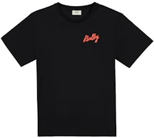 Order BALLY SS23 Kaos Hitam Logo Print Lengan Pendek Crew Neck. 6302825