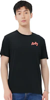 Shop BALLY SS23 Kaos Hitam Logo Print Lengan Pendek Crew Neck. 6302825