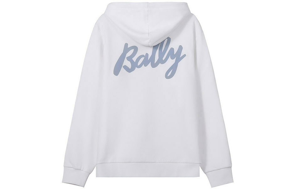 Lookbook 발리 SS23 화이트 로고 프린트 후드티. 6303077