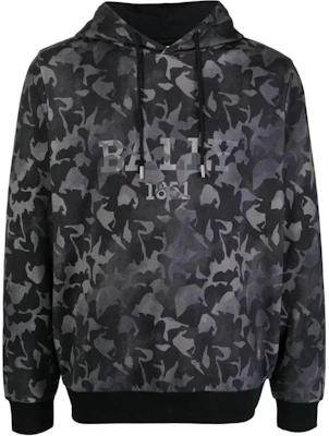 BALLY SS23 黑色迷彩印花标志圆领卫衣 MJE00ACO112 Buy BALLY SS23 黑色迷彩印花标志圆领卫衣 MJE00ACO112