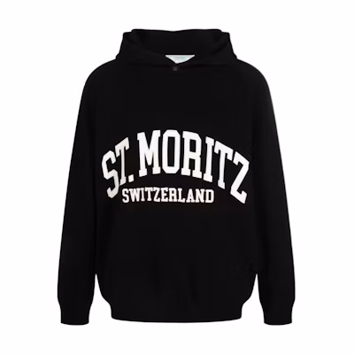 BALLY SS23 Black Pullover Sweatshirt with Letter Print 6302891U901