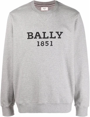 BALLY SS23 灰色标志印花圆领卫衣 M5BA75-1F7S34-822 Buy BALLY SS23 灰色标志印花圆领卫衣 M5BA75-1F7S34-822