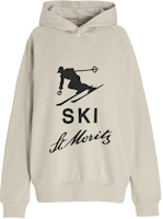 BALLY SS23 Grey Ski Print Hoodie Unisex MCC00U-CO122-U897 BALLY SS23 Grey Ski Print Hoodie Unisex MCC00U-CO122-U897