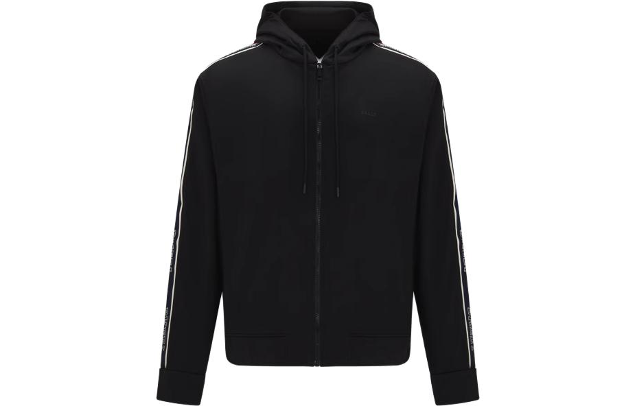 Order BALLY SS23 字母條紋印花長袖連帽衫 6302517