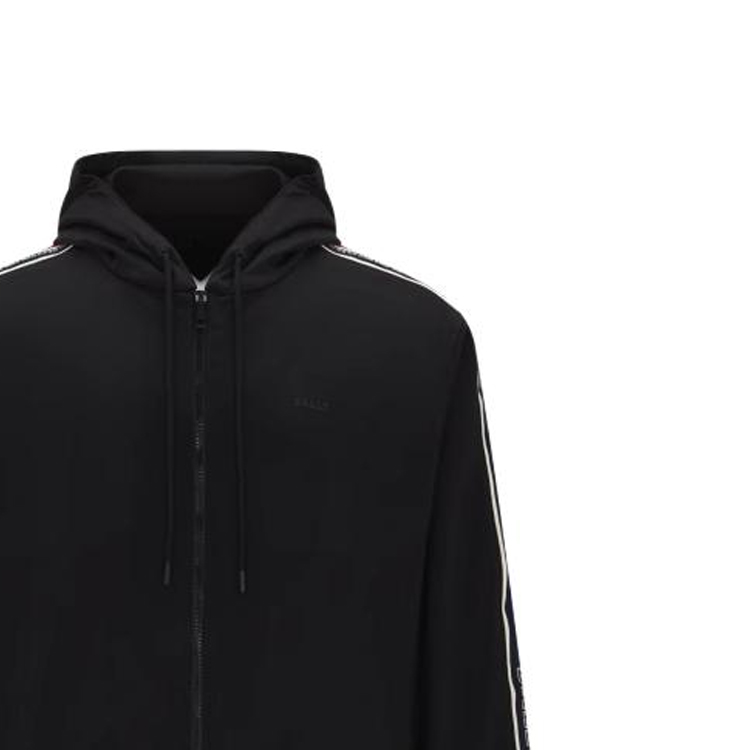 Purchase BALLY SS23 字母條紋印花長袖連帽衫 6302517