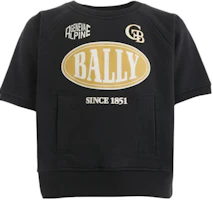 BALLY SS23 Letter Print Crewneck Short Sleeve Sweatshirt Black Men’s M5BAA41F BALLY SS23 Letter Print Crewneck Short Sleeve Sweatshirt Black Men’s M5BAA41F