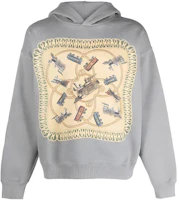 BALLY SS23 Pattern Print Graphic Hoodie Gray M5BAA86FCO227 BALLY SS23 Pattern Print Graphic Hoodie Gray M5BAA86FCO227