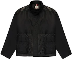 BALLY SS23 Plain Half-Zip Pocket Jacket - Black 6303899 BALLY SS23 Plain Half-Zip Pocket Jacket - Black 6303899