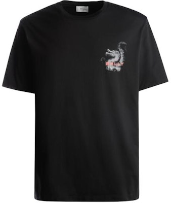 BALLY SS24 黑色圓領T恤 動物字母圖案設計 6307034 Order BALLY SS24 黑色圓領T恤 動物字母圖案設計 6307034