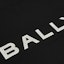 Cheap BALLY SS24 黑色字母印花圆领休闲T恤。 6306482