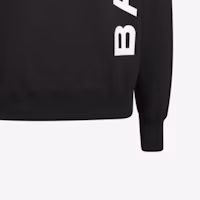 Details for BALLY SS24 Baju Sejuk Hitam Logo Cetak Leher Bulat Lengan Panjang Kasual. 6306688