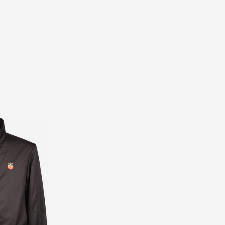 Shop 발리 SS24 블랙 로고 패치 캐주얼 집업 자켓. 6306535
