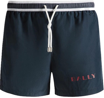 バリー SS24 ブルーレタープリント ストレートレッグ カジュアルショーツ 6308378 Buy バリー SS24 ブルーレタープリント ストレートレッグ カジュアルショーツ 6308378