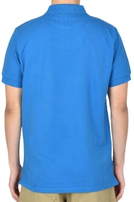 BALLY SS24 藍色標誌刺繡鈕扣短袖 Polo 衫 6306405-U577 Shop BALLY SS24 藍色標誌刺繡鈕扣短袖 Polo 衫 6306405-U577