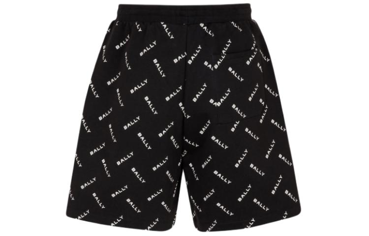 Lookbook バリー SS24 ブルーロゴプリント エラスティックウエストカジュアルショーツ. 6306484