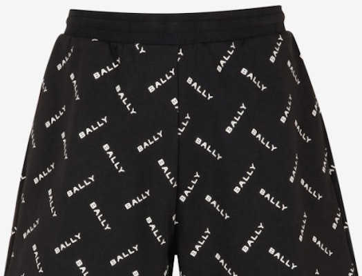 バリー SS24 ブルーロゴプリント エラスティックウエストカジュアルショーツ. 6306484 Sizing バリー SS24 ブルーロゴプリント エラスティックウエストカジュアルショーツ. 6306484