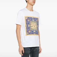 Purchase BALLY SS24 Kaos Putih Motif Bunga Fit Santai Leher O Crew. 6306687