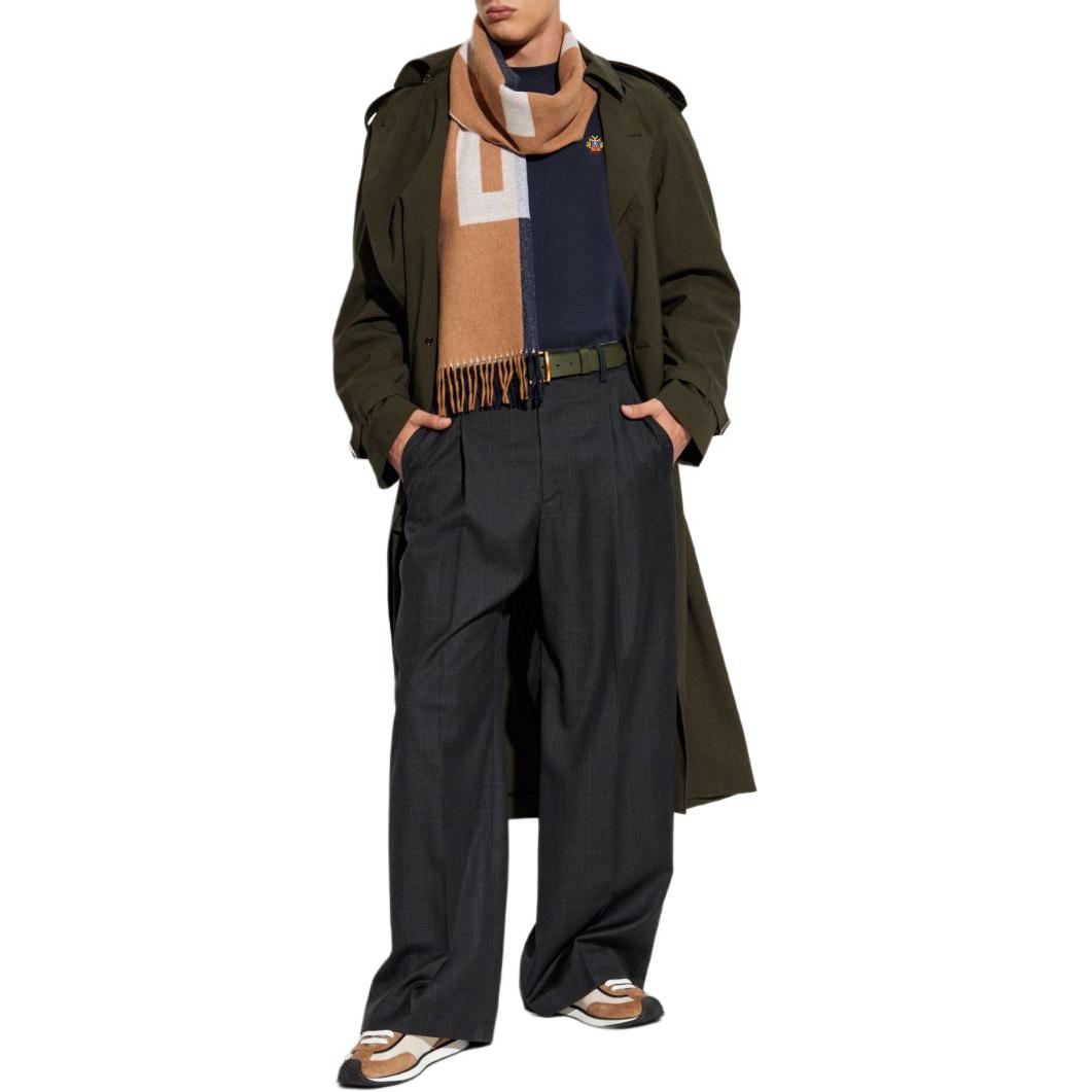 Purchase 발리 SS24 로고 자수 크루넥 스웻셔츠 블루 루즈핏. 6308831