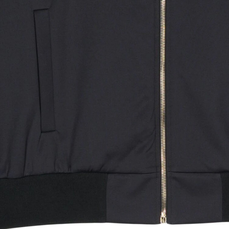 Details for 발리 SS24 미드나잇 블루 로고 지퍼 업 재킷. 6306411