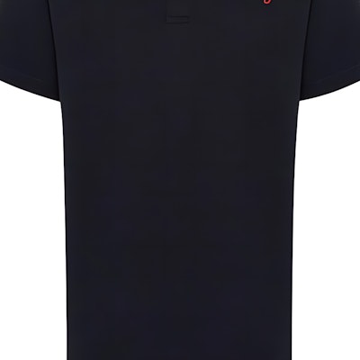 BALLY SS24 深蓝色字母印花直筒扣式 Polo 衫。 6306528 Cheap BALLY SS24 深蓝色字母印花直筒扣式 Polo 衫。 6306528