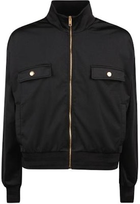 발리 SS24 블랙 스탠드 칼라 캐주얼 집업 재킷. 6306677 Order 발리 SS24 블랙 스탠드 칼라 캐주얼 집업 재킷. 6306677