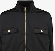 Purchase BALLY SS24 黑色立領休閒拉鍊外套 6306677