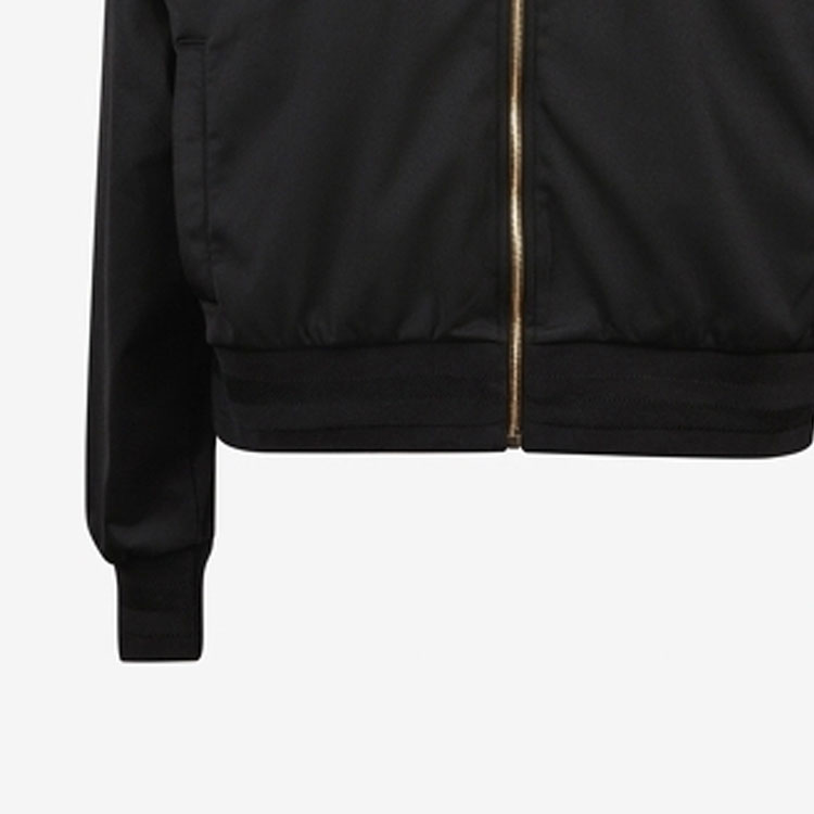 Details for 발리 SS24 블랙 스탠드 칼라 캐주얼 집업 재킷. 6306677