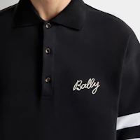 Cheap BALLY SS24 條紋刺繡長袖POLO襯衫 藍色 6306684