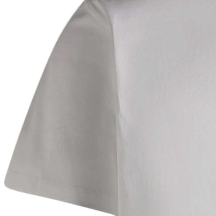 Details for BALLY SS24 Kaos Putih Crewneck dengan Desain Cetak Huruf. MJE05CCO018U001