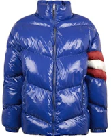 BALLY SS24 Geometric Pattern Zip-Up Jacket for Men - Blue 6306333 BALLY SS24 Geometric Pattern Zip-Up Jacket for Men - Blue 6306333